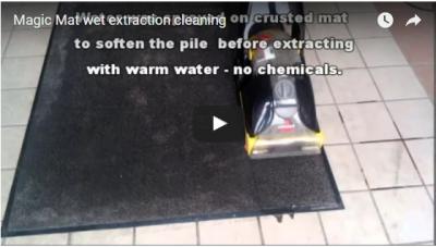 Magic Mat wet extraction cleaning